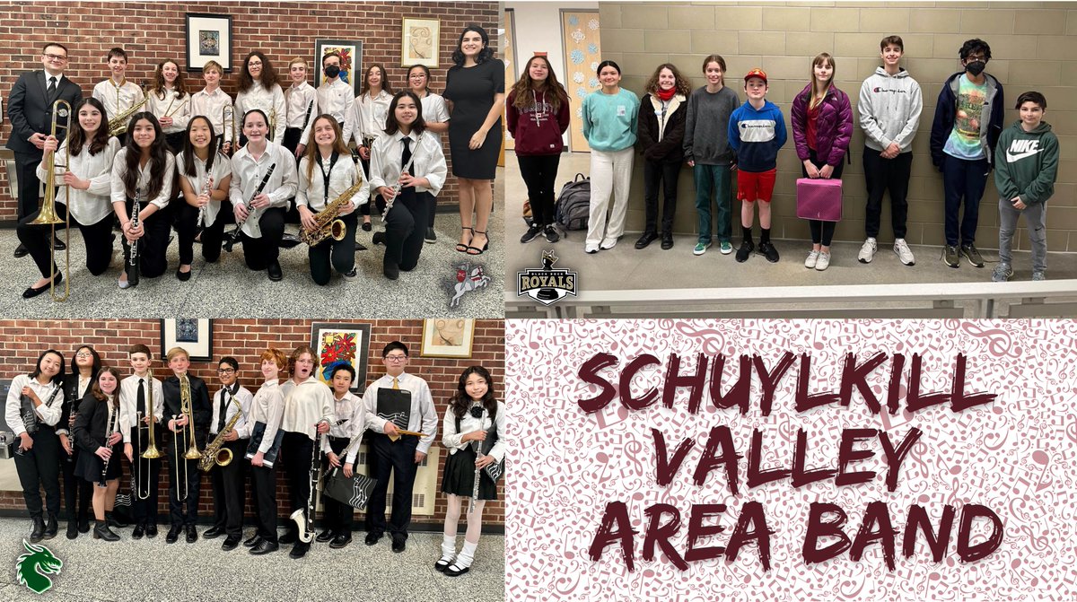 #ArtsEd 🎼 Students from Bala Cynwyd, Black Rock & @WVMSDragons were among the ensemble of talented of young #musicians to perform w/ the Schuylkill Valley Area Band! 🎻🎺🎷 Selections were based on musical merit ➕ character demonstrated in the classroom! link.lmsd.org/SVAB