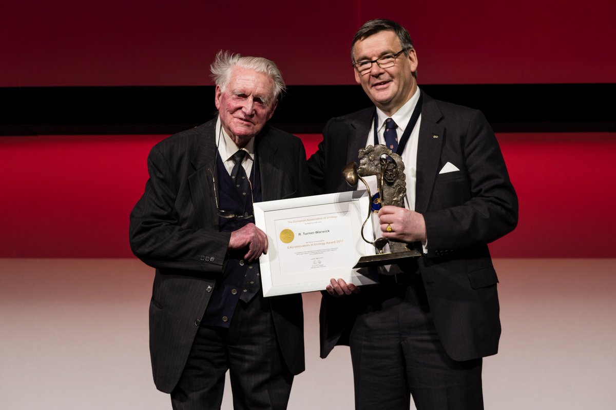 For #EAU17 we returned to the UK for the 1st time since 2002. Over 12500 participants made it one of our best-attended congresses ever. Mr Richard Turner-Warwick received the Innovators in Urology Award. #EAU50