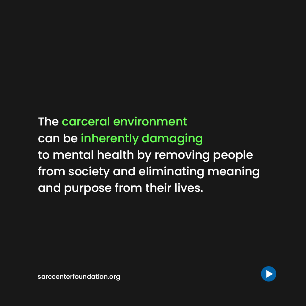 SarcFoundation's tweet photo. We often discuss the atrocious amount of incarcerated people who suffer from #mentalillnesses (and their lack of care), but what is it about the prison system that causes these issues? Click through to find out.

#incarceration #socialjustice #mentalhealth https://t.co/10jOH5HWoi