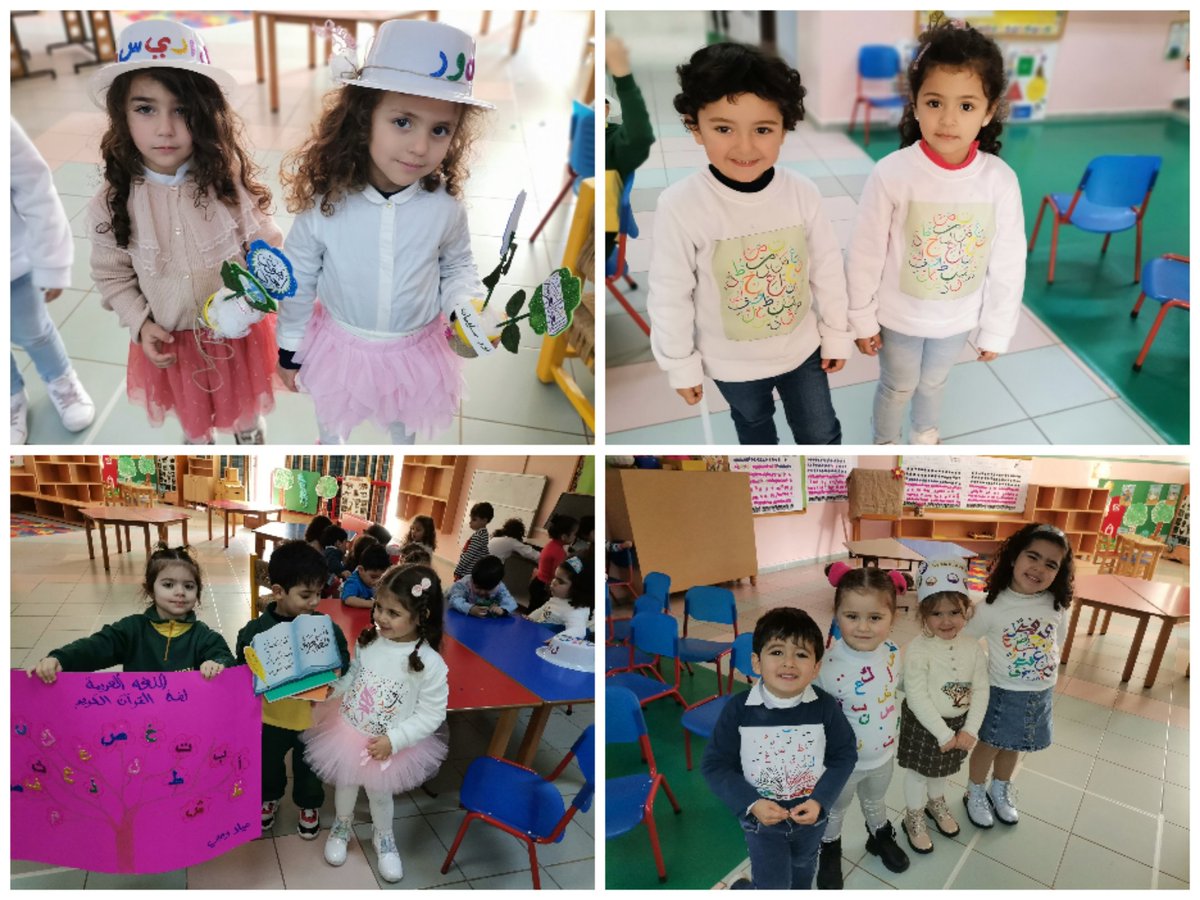_nadarostom's tweet photo. هكذا عبّر متعلمو الروضة الأولى عن حبهم
وتقديرهم للغة العربية💗
#إهتمام #إبداع 
اليوم العالمي #للغة الام
@Hhhsinfo
@lamaarabi1 @tbaassiri @SadakaMirna @sashgh https://t.co/Gx28nDYrpg