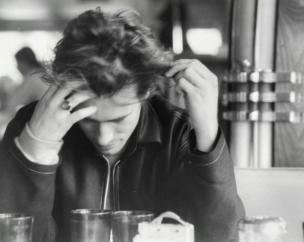 jeff buckley photographed at silk city diner, philadelphia, PA, february 23, 1994