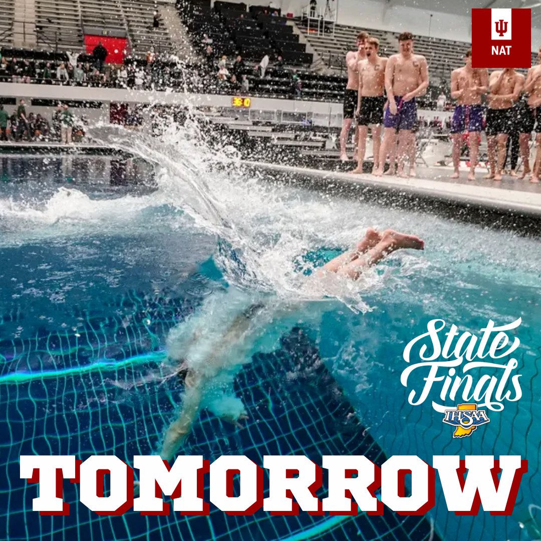 IUNatatorium's tweet photo. Tomorrow is the first day of the @IHSAA1 boys swimming &amp; diving state tournament!
Purchase your tickets NOW at the 🔗 in our bio! https://t.co/2YWNxtn74L