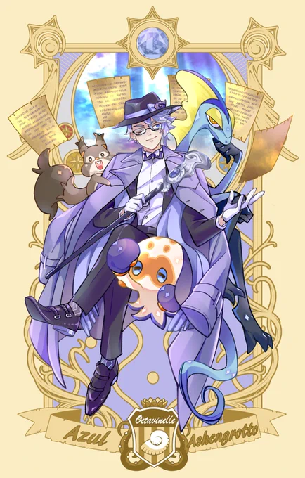 twst×pkmn<深海の商人>Azul Ashengrotto#アズール・アーシェングロット誕生祭2023 