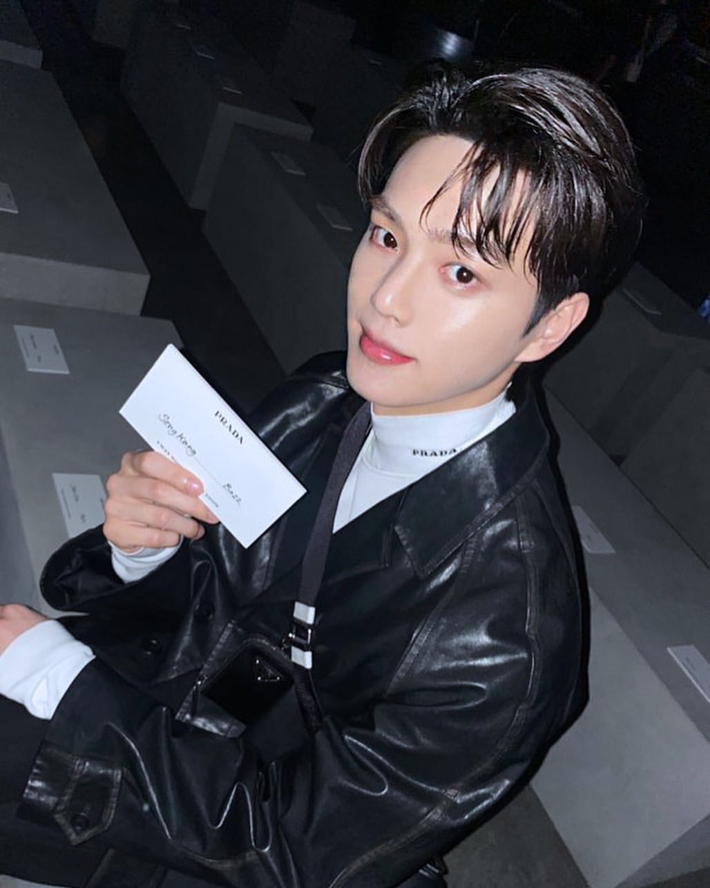 ソンガン着用 PRADA コットンタートルネック ソンガン着用 PRADA コットンタートルネック