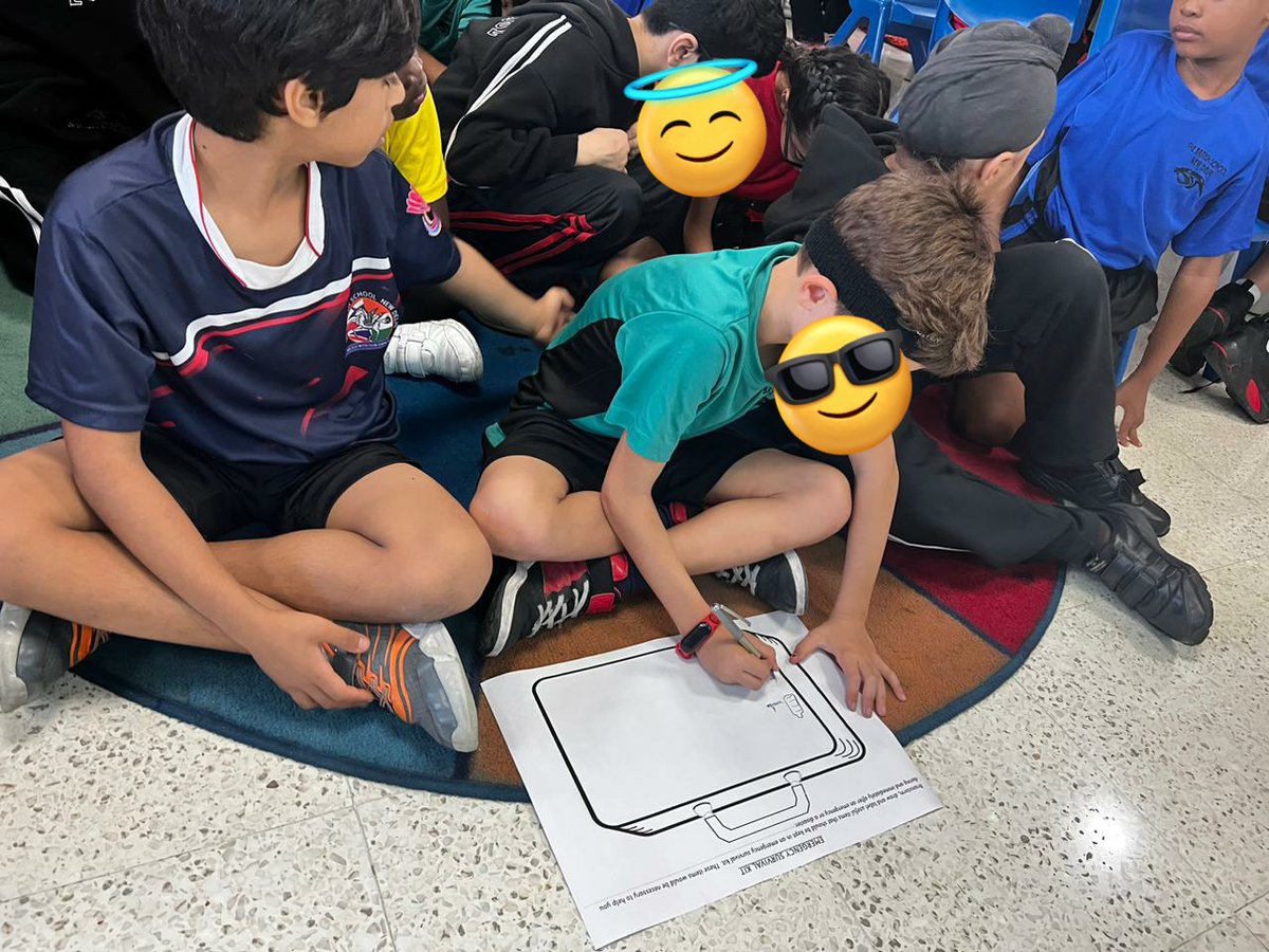 Year4T's tweet photo. Duck, cover, hold!
#Year4 students had an excellent session on #earthquake safety as a part of #GlobalGoals project. #sdg9 
@TBS_Delhi 
@TracyTyndale @_aditigandhi_ @VandanaVanagar @Chitra122 https://t.co/g6mlpC9zny