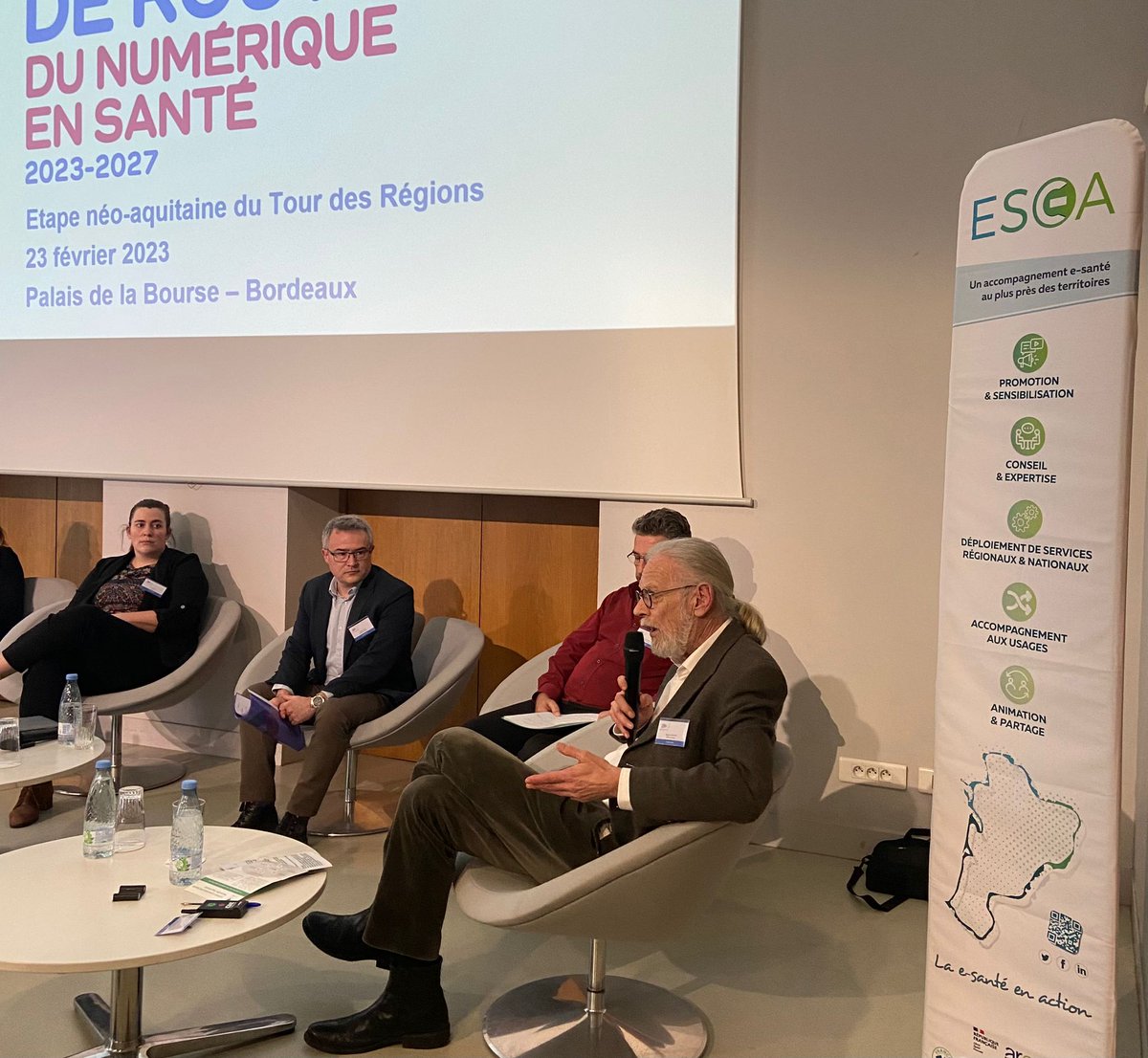 #TDResanté2027
🛡️ Table ronde #cybersécurité "Vision nationale, initiatives régionales : quelle offre de services en Nouvelle-Aquitaine ? Quelle trajectoire pour la feuille de route nationale ?" #esanté