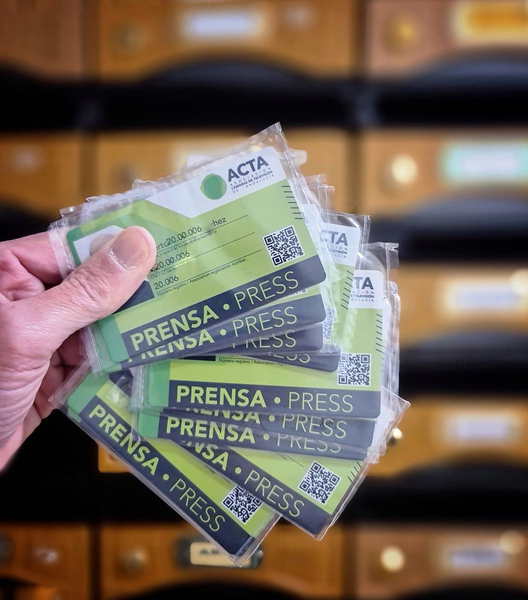 acta_tv's tweet photo. Ya estamos repartiendo nuestros carnets de prensa. 
Si quieres uno, no dudes en asociarte.
#PonemosLaTeleEnSuSitio #MiramosPorTi https://t.co/mcxR1i8Mn6