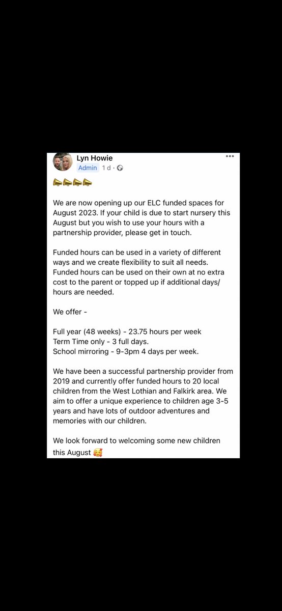 HOPHowies's tweet photo. @careinspect @playscotland @ScotChildmind @earlyyearsscot @girfec @wlelc @WestLoCollege @Thrive_Outdoors @ELCScotGov https://t.co/2nstAyiN1x