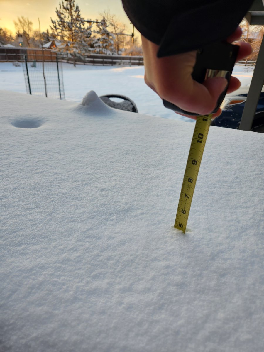 alison_jaffe's tweet photo. Final tally in Boulder: 4.75". Most of this last 1.75" came around 4:30pm on 2/22 with a burst of heavy snow. (Broadway and Iris) #cowx https://t.co/o03Waq2B62