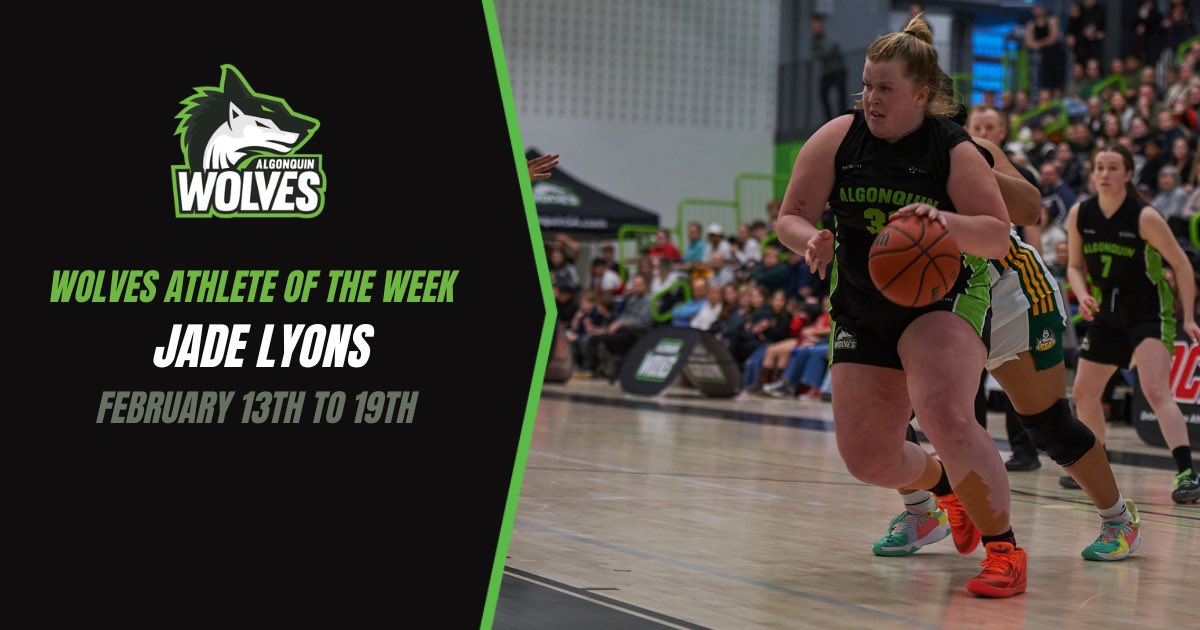 ALGWolves's tweet photo. Jade Lyons earns Wolves Athlete of the Week honours.
https://t.co/4wrToY6MP5
#WolvesAOTW #ACWolfPack https://t.co/akz8zcR2CX
