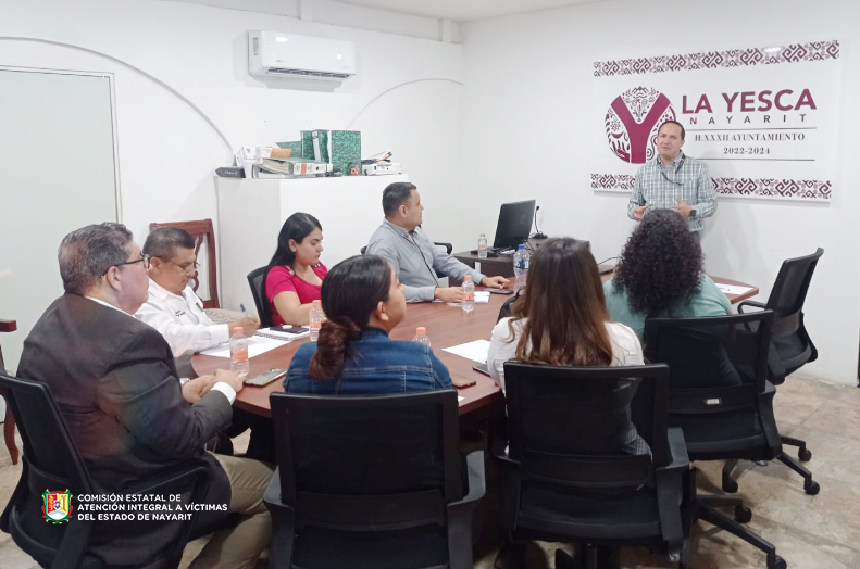 ComisionEstatal's tweet photo. 🔴 Se llevo a cabo por parte de la CEAIV el  curso de capacitación de "Atención a víctimas  en el área de primer contacto" a el personal del municipio de La Yesca en sus instalaciones en Tepic. https://t.co/7HCSkvCYOK