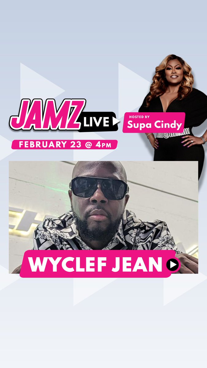 99JAMZ's tweet photo. 📆 TODAY IS YOUR LAST CHANCE to be added to our guestlist for JAMZ Live with @wyclef!! Tune in to @TheRealKFoxx TODAY at 10 am to get the last spot on our list. Sponsored by @demesmin_dover #ad https://t.co/4EgroHrlod