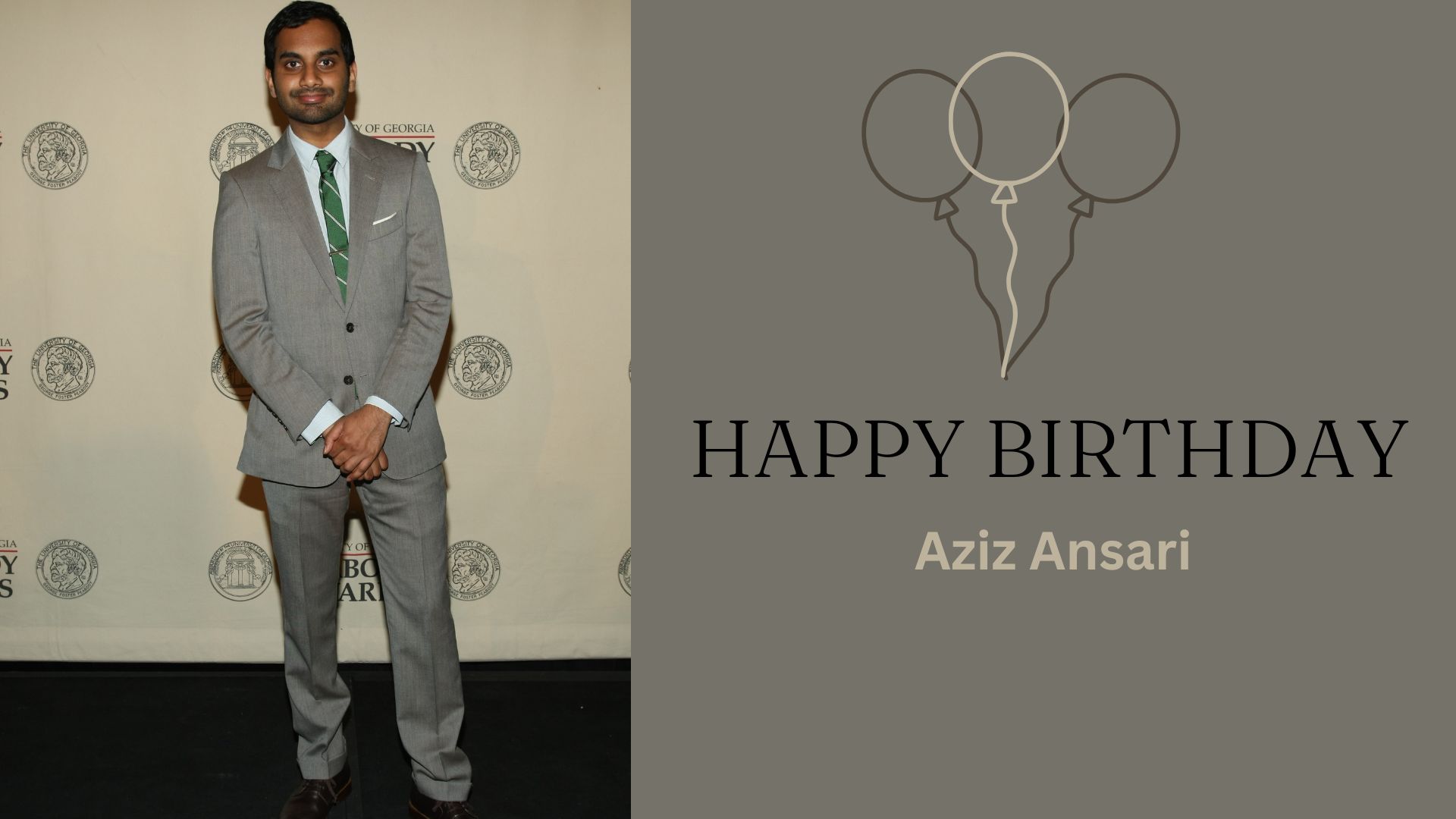  HAPPY BIRTHDAY! Aziz Ansari (aka Tom Haverford from turns 40 today. 