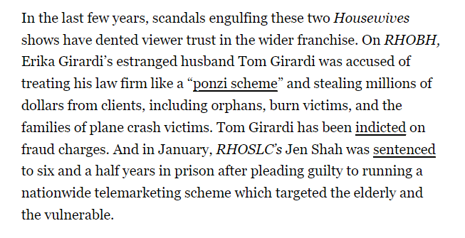 BrightlyAgain's tweet photo. #RealHousewives #NBC #evolutionmedia #liars The ‘Real Housewives’ Shows Are in the Midst of an Authenticity Crisis...Lisa Rinna, Erika Jyane, Jen Shah
https://t.co/Z31wnokjqJ https://t.co/EHoj8QPl29