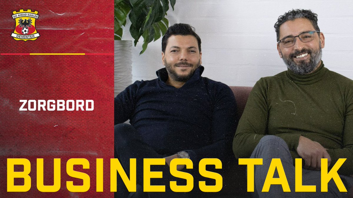 🗣️ | 𝗕𝘂𝘀𝗶𝗻𝗲𝘀𝘀 𝗧𝗮𝗹𝗸

In Business Talk  laten Business Partners van Go Ahead Eagles hun licht schijnen over de sportieve en zakelijke aspecten van hun partnership met de club.

Vandaag: Ali Ammi en Samad Ammi van Zorgbord.

🔗 ga-eagles.nl/business-talk-…