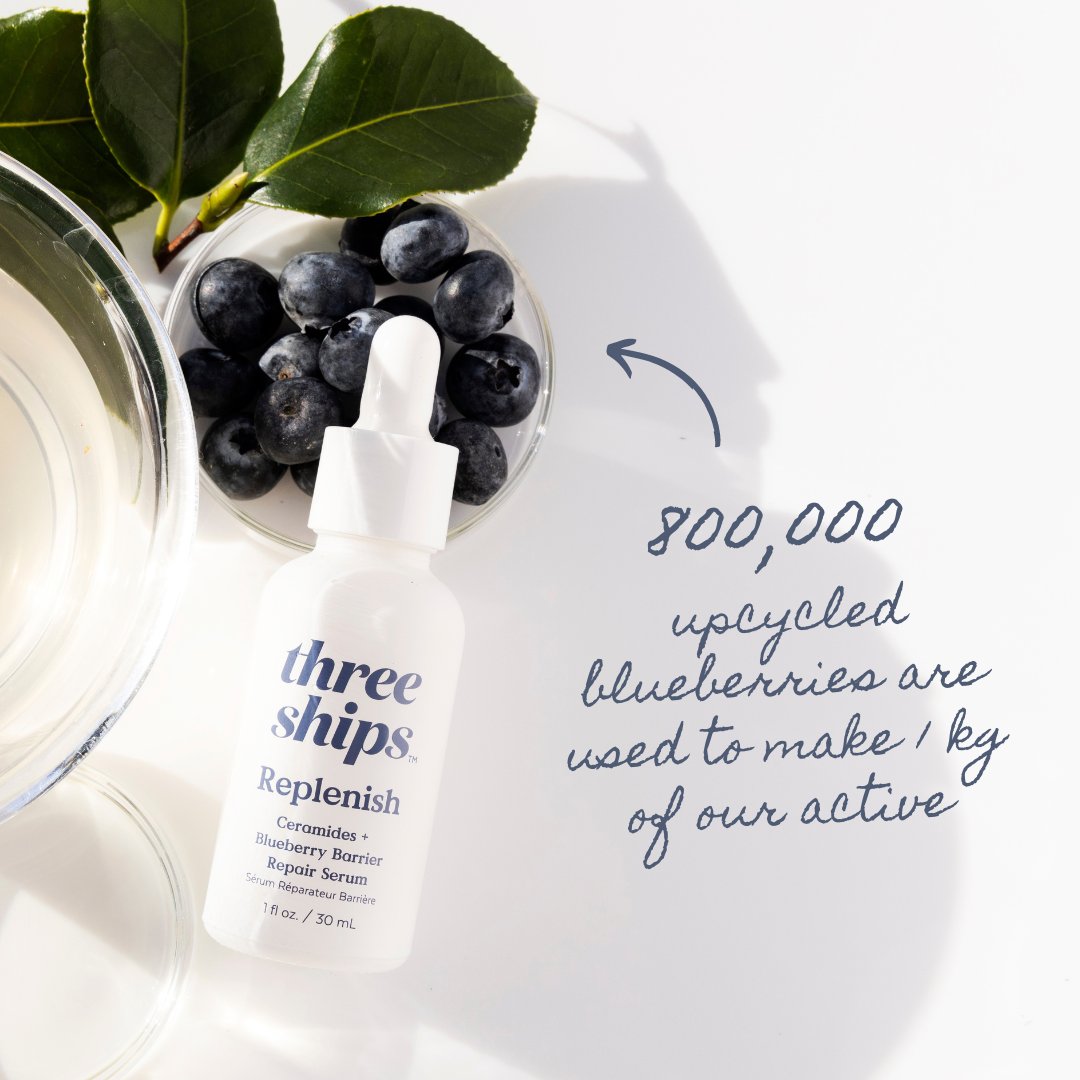 Meet our NEW derm-developed Replenish Barrier Repair Serum 🫐🌱 Our new ceramide-packed serum restores a healthy skin barrier, so skin looks (and feels) calm again. 

WHAT REPLENISH TARGETS:
💙 Redness
💙 Dehydration
💙 Skin sensitivity

NOW AVAILABLE: l8r.it/wSKq