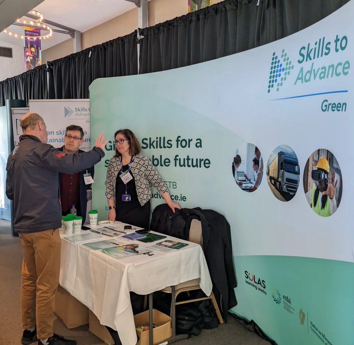 lmacavin1's tweet image. Great interest in #green skills and great engagement with companies at the National Sustainability Summit @SOLASFET #skillstoadvance