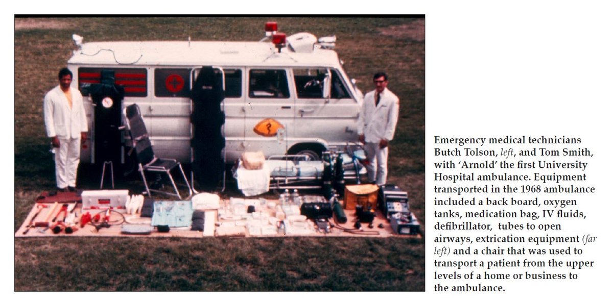 MEMSA (@missouriems) on Twitter photo For #ThrowbackThursday, a photo of the first <a href="/MizzouEMS/">University Ambulance</a> ambulance. Nicknamed Arnold, this ambulance was built through a cooperative agreement with the MU Engineering school and is reported to be the first van-style ambulance in the U.S. #Tbt #MissouriEMS #Ambulance #EMS For #ThrowbackThursday, a photo of the first <a href="/MizzouEMS/">University Ambulance</a> ambulance. Nicknamed Arnold, this ambulance was built through a cooperative agreement with the MU Engineering school and is reported to be the first van-style ambulance in the U.S. #Tbt #MissouriEMS #Ambulance #EMS