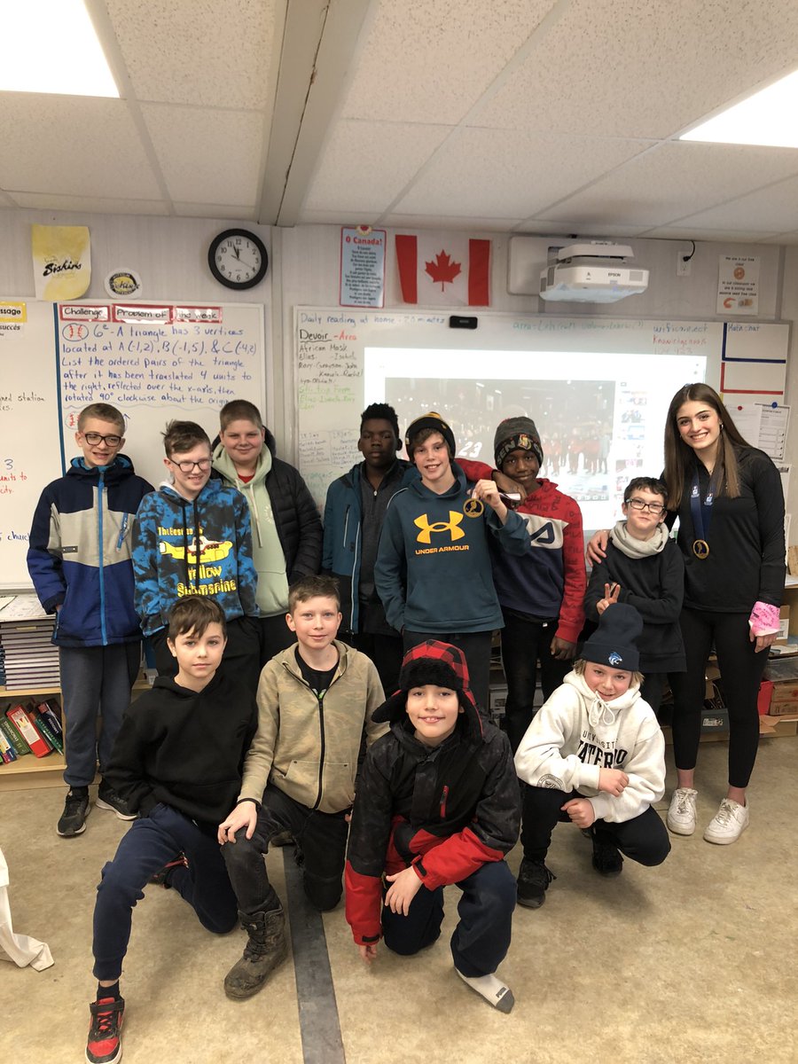 DelaurierMr's tweet photo. We had the privilege of meeting a 2x Canadian Gold Medalist &amp; former Golden Star, right from our own backyard. Ava Murphy has already won 2 gold medals for Team Canada and is paving the way for female athletes🥇🇨🇦🥇 @HockeyCanada @stannestars @519sportsonline @BadgerWHockey https://t.co/756rLToLuZ