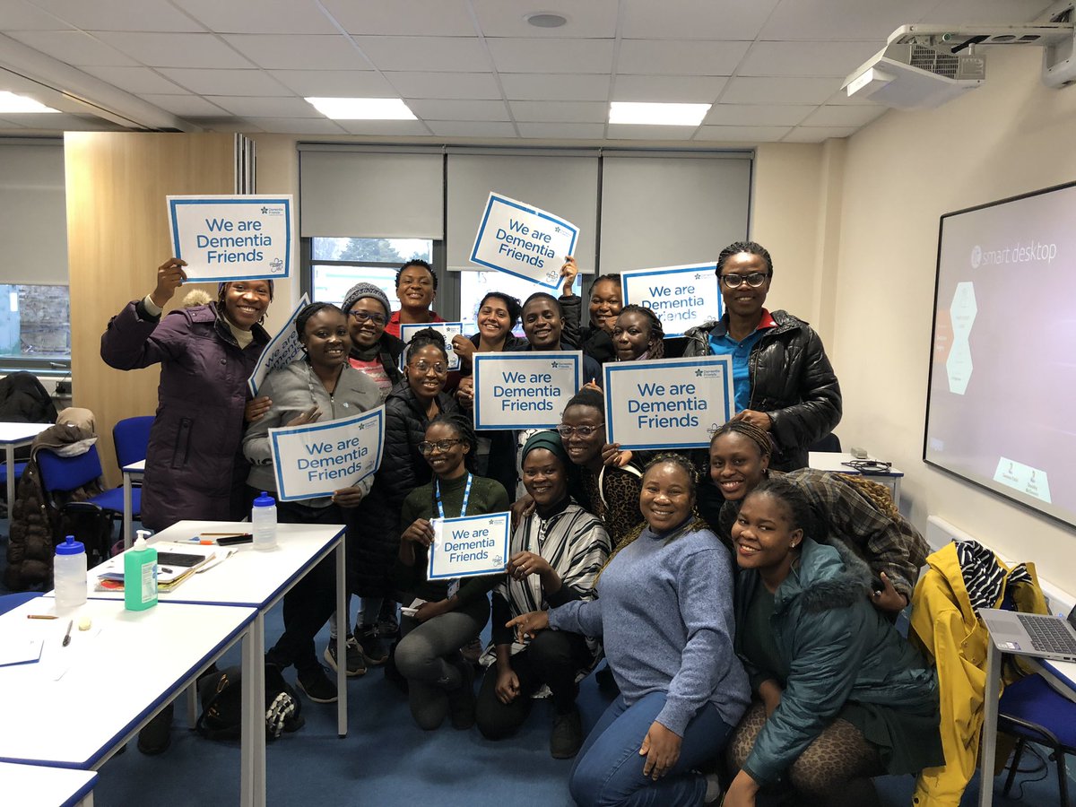 #Amazing session today 29 new @DementiaFriends for IEN nurses. @EKHUFT @alzheimerssoc look for for other pictureds they loved the plaques @DementiaTeamEK1 xx