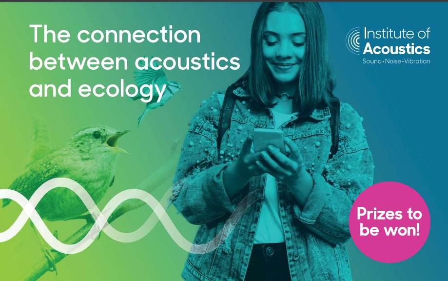 IOA Secondary Schools' Competition UK 2023 is now open for entries - The connection between acoustics and ecology. #acoustics #sound #noise #vibration ioa.org.uk/news/ioa-secon…
