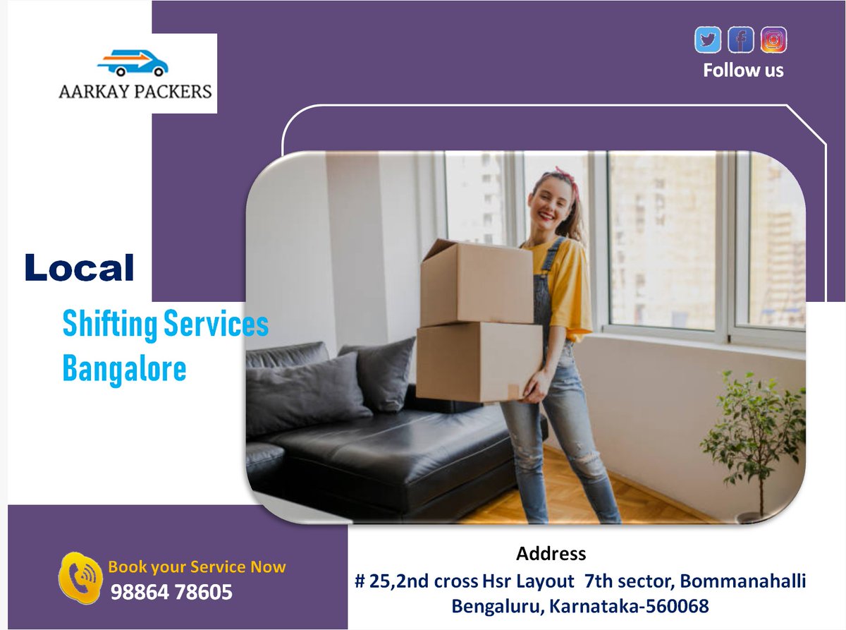 Aarkaypackers1's tweet image. Are you moving within Karnataka state? If you’re looking for packers and movers in bangalore.

aarkaypackers.com/local-house-sh…

#Houserelocation #moversbangalore, #Packersandmoversbangalore, #packersandmoversnearme,#Bestpackersandmoversbangalore, #movers