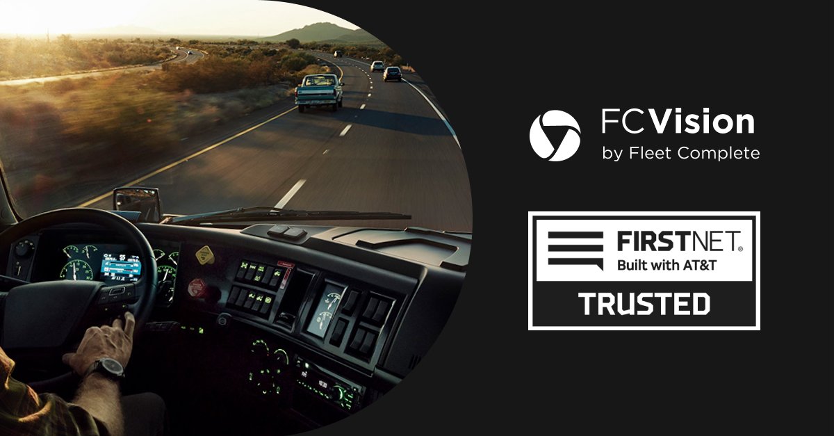 Fleet Complete’s AI in-vehicle dash camera, FC Vision, is now <a href="/FirstNet/">FirstNet, Built with AT&T</a> Trusted, adding an extra layer of trust for first responders while improving fleet safety and reducing costs. Read more: prnewswire.com/news-releases/… #ATTFleetComplete #FirstNet