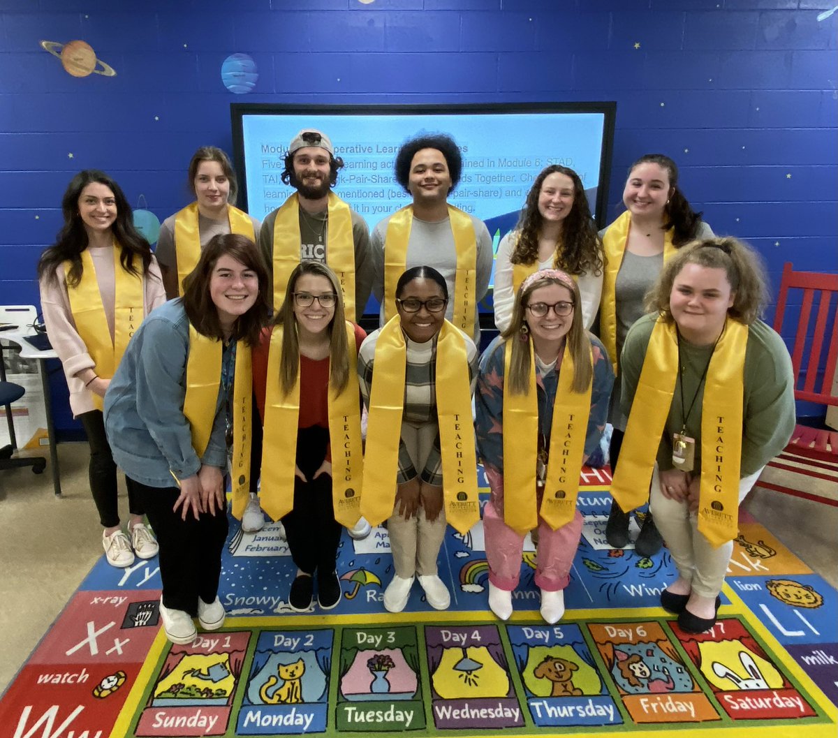 Congratulations to our amazing student teaching interns who were presented with their Averett University Education Department stoles. We look forward to seeing you were them with pride during the Spring 2023 Commencement! Well done!