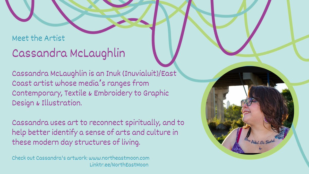 InuitKH's tweet photo. Introducing the creative force behind our logo masterpiece - meet our artist extraordinaire, Cassandra McLaughlin 🎨 Follow along for a glimpse into her imaginative world and the inspiration behind her stunning works of art ✨ #meettheartist #creativityunleashed #inuitkidshealth https://t.co/u3S64GSqzh