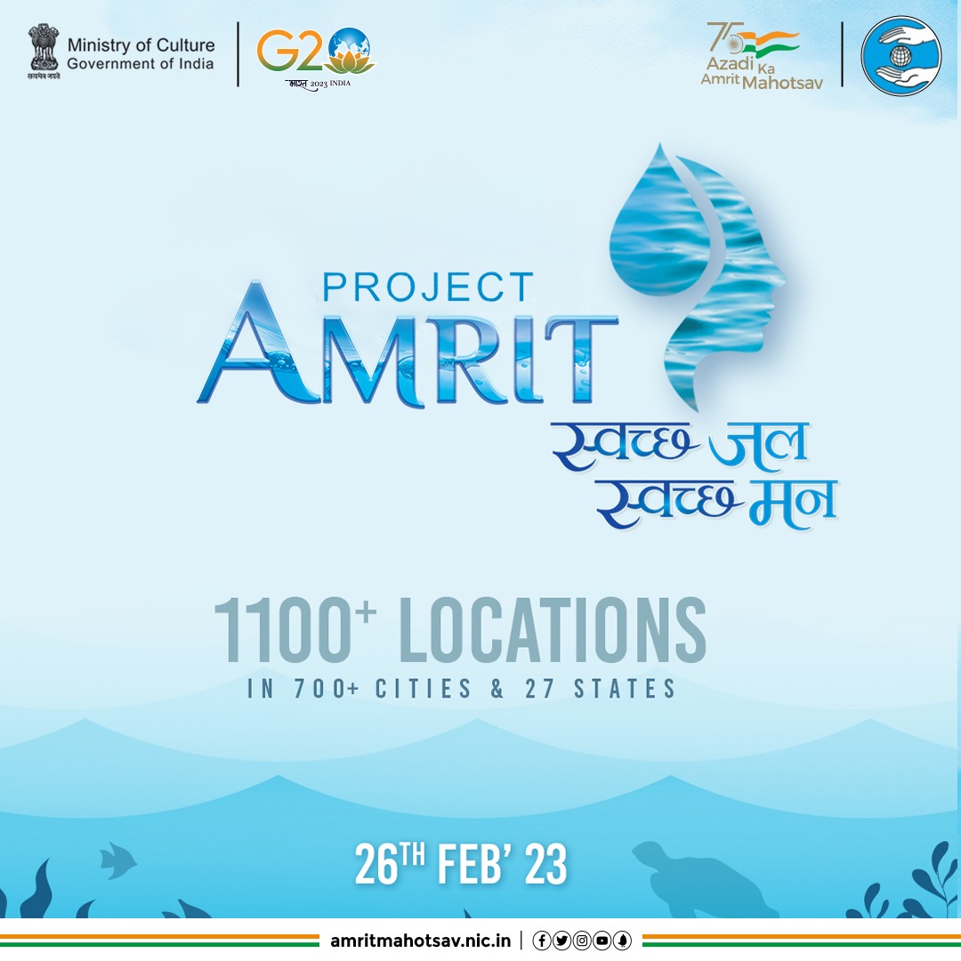 Amrit Mahotsav on Twitter "Under "Project Amrit" cleaning of more than