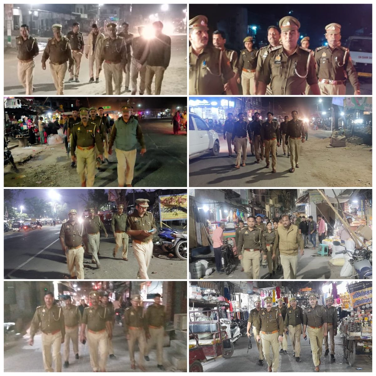 aligarhpolice's tweet photo. #SSP_Aligarh के निर्देशन में अलीगढ़ पुलिस द्वारा सुरक्षा व्यवस्था, कानून एवं शान्ति व्यवस्था के दृष्टिगत भीड़भाड़ वाले बाजारों, मुख्य चौराहों एवं मिश्रित आबादी वाले संवेदनशील स्थानों पर पैदल गश्त किया जा रहा है।
#AligarhPolice
#FootPatrolling https://t.co/5o9WyCHrXs