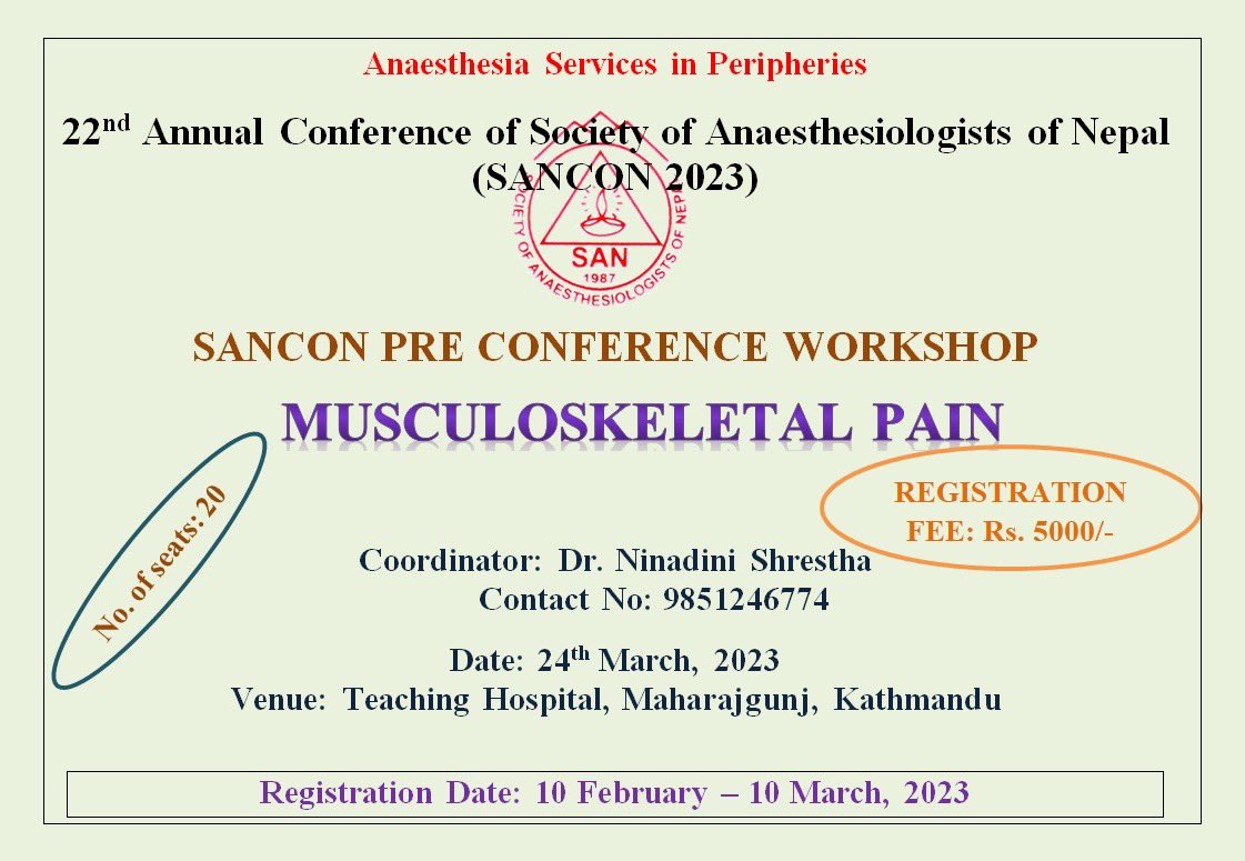 ninanepal's tweet photo. "Learning and innovation go hand in hand. The arrogance of success is to think that what you did yesterday will be sufficient for tommorow." - William Pollard #MusculoskeletalPainWorkshop #SANCON2023 #LimitedSeats #PleaseRT https://t.co/CVbKg4Dbo8
