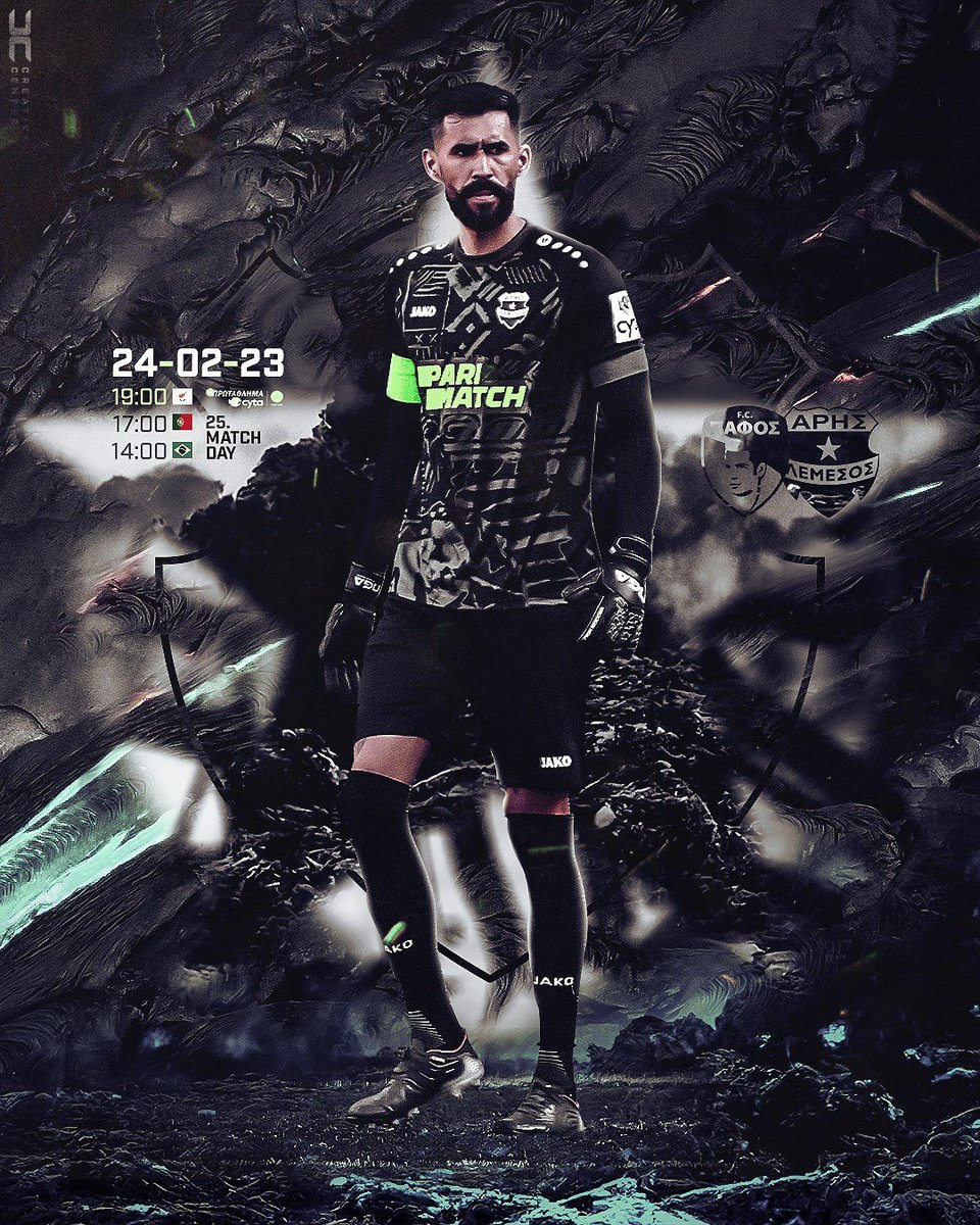 Tomorrow 📅 
19H 🇨🇾 
17H 🇵🇹 
14H 🇧🇷 

PAME <a href="/ArisLimassol/">Aris Limassol FC</a> ! 🟢⚪️

#Vaná1 #PameAris #WeAreAris 🧤