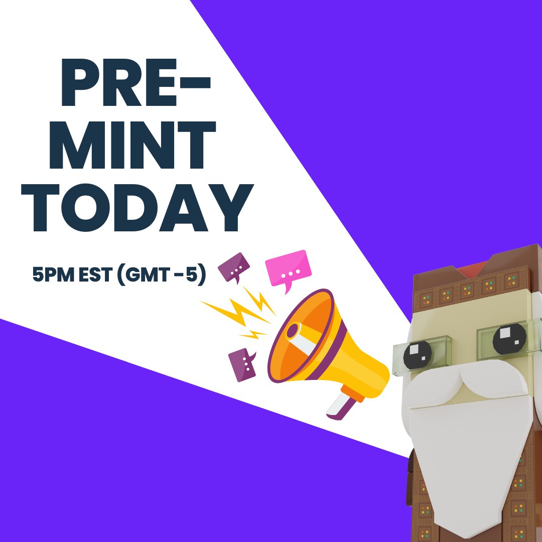 SatoshisIndex's tweet image. Did you snag a WL spot? Head over to mint.satoshisindex.com at 5pm EST (GMT -5) today to mint 🚀