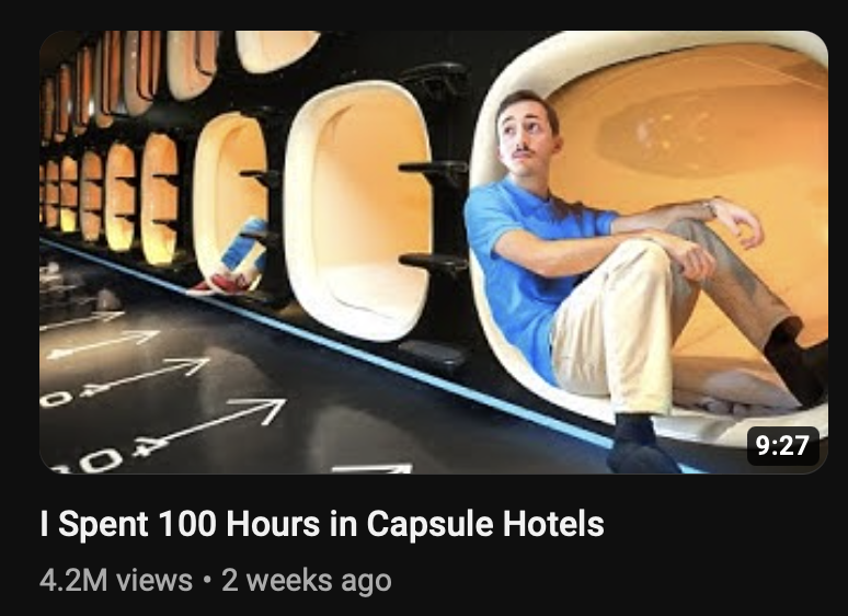 This Youtube video is blowing up! The thumbnail is epic too!

But when I dug a little deeper it didn't take long to find out where the inspiration had come from 👇🏼