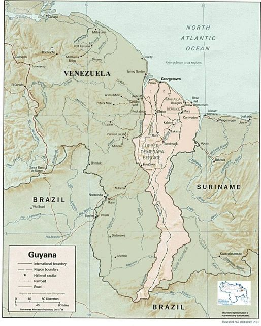 No olvides compartir el Mapa de la República Cooperativa de Guyana quienes hoy cumplen 53 años como "República" desde el río Esequibo al este. 

#EsequiboEsVenezuela
#TigriIsVanSuriname 

#23Feb #MiMapa