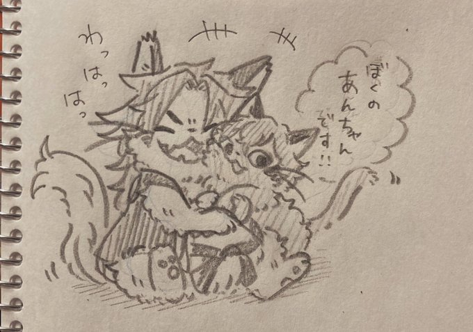ビーマニキとアルジュナ落書き 