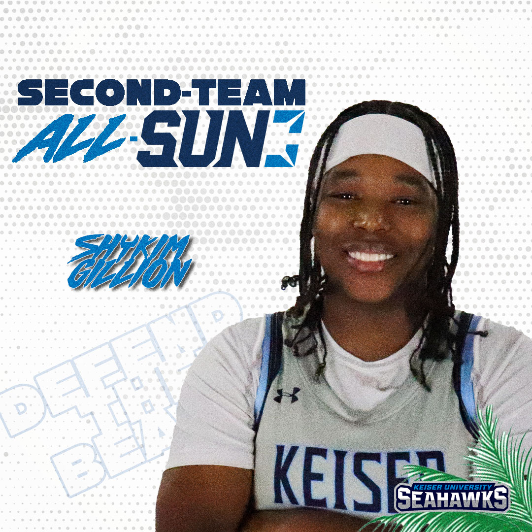 Keiser Seahawks WBB (@kuseahawkswbb) on Twitter photo Congratulations to All-Sun Conference Award winners Kennedy Schlabach and Shykim Gillion 🏆
#DefendTheBeach Congratulations to All-Sun Conference Award winners Kennedy Schlabach and Shykim Gillion 🏆
#DefendTheBeach