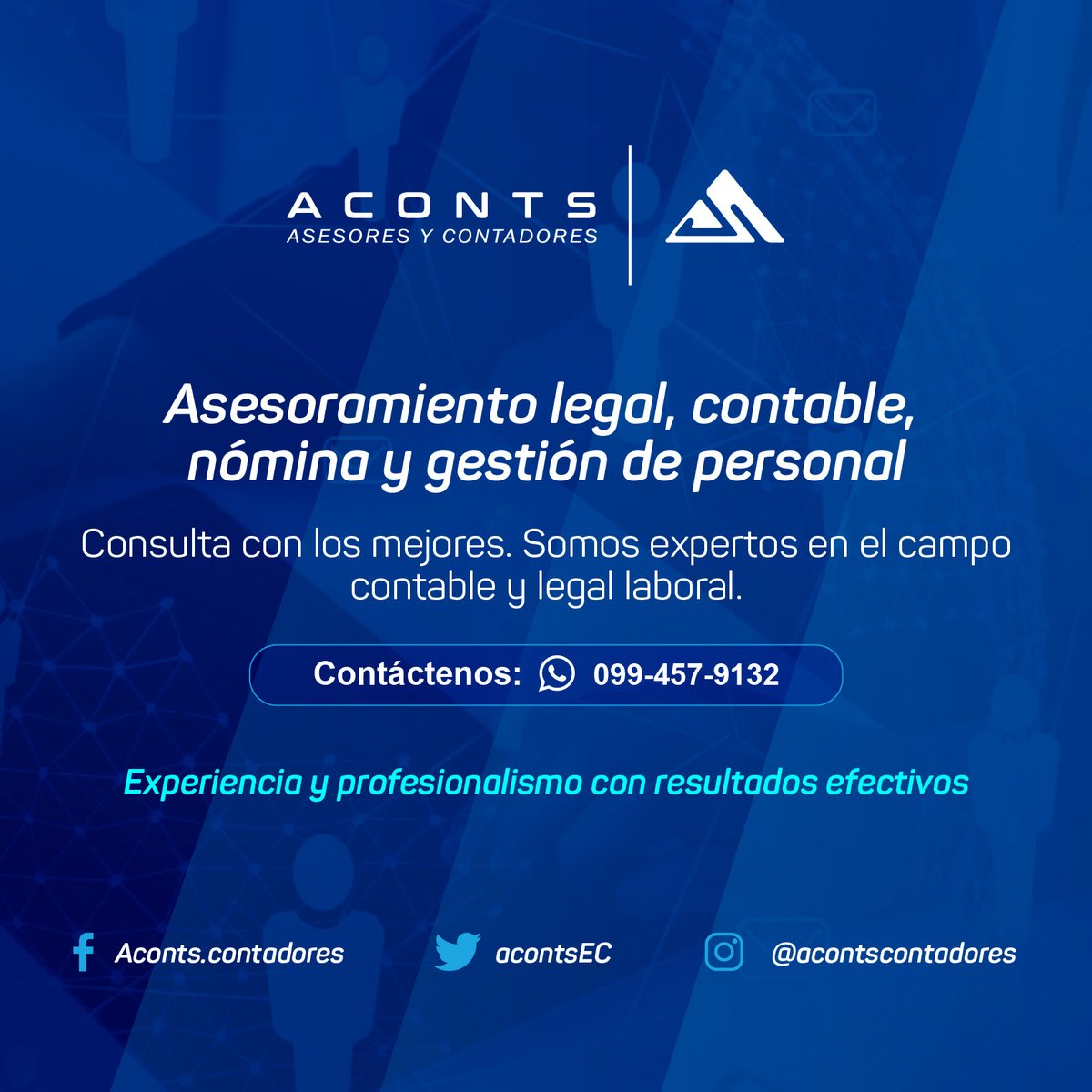 AcontsEC's tweet photo. ¿Buscas optimizar la gestión y administración contable de la nómina de tu empresa? @AcontsEC  te ofrece una asesoría personalizada que mejorarás los procesos de gestión de personal en el campo #contable y #legal. Experiencia y profesionalismo con resultados efectivos. https://t.co/ifSnT4EDK9