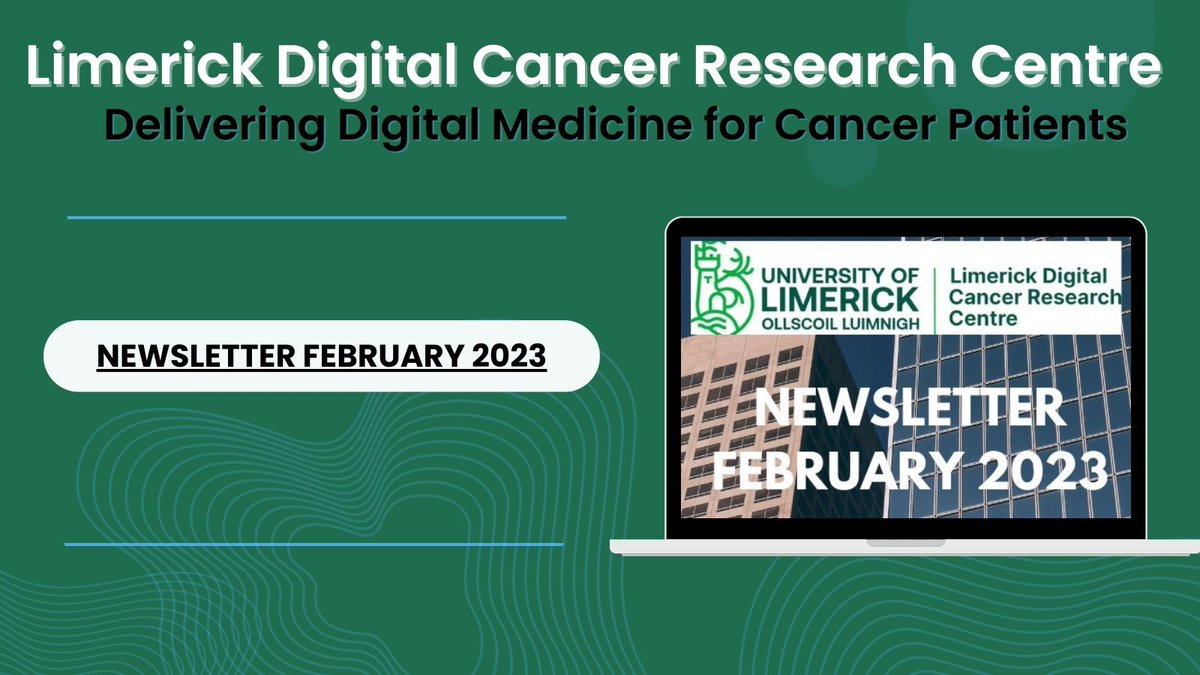 LDCRC_UL's tweet photo. It is now 15 months since we launched the #LDCRC and we are incredibly proud of what we have achieved in that short time. Read all our updates in Februarys 2023 Newsletter
https://t.co/Nfdtjn4pEQ
#Limerick #CancerResearch #ldcrc https://t.co/NnV5hggCwf