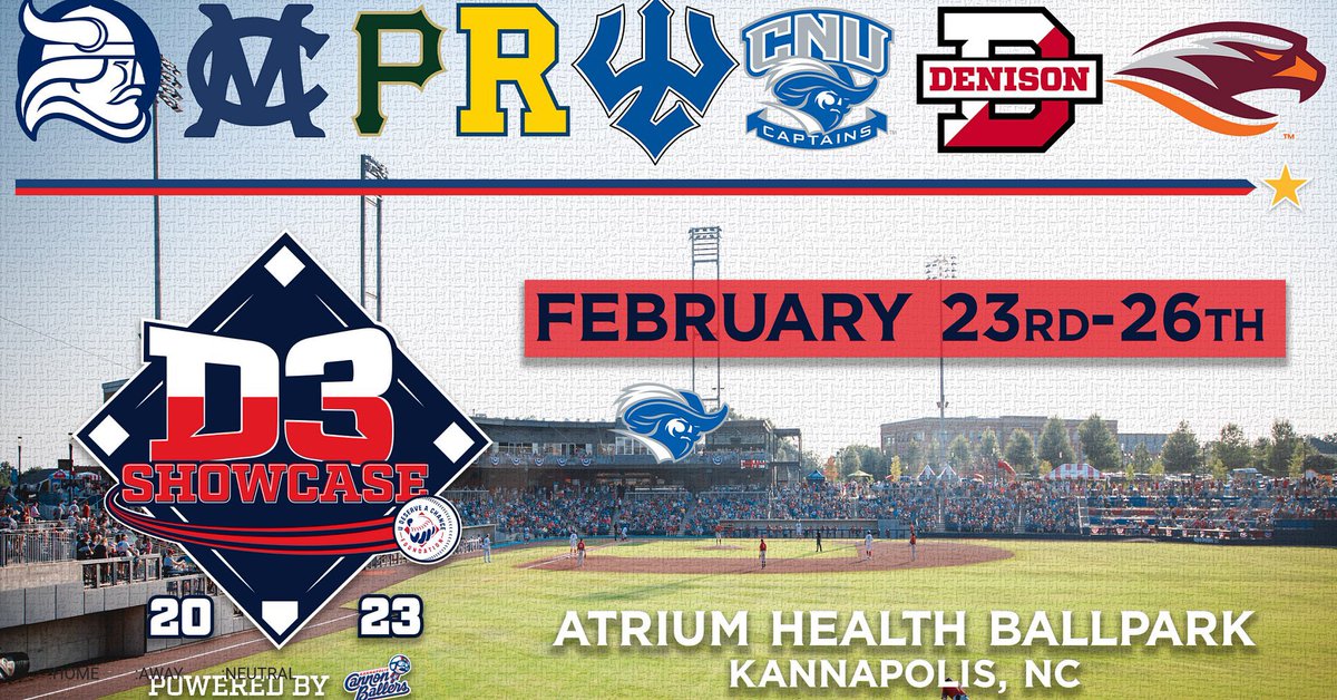EttaExpress_MC's tweet photo. 🚨Opening Day🚨

⚾️ vs Berry College
⏰ 3:30 PM EST
🏟️ Atrium Health Ballpark (NC)
👀 https://t.co/Y9LctrBOFO
👂@wmoa1490 

#EttaExpress | #d3baseball https://t.co/rFdQLCbwLD