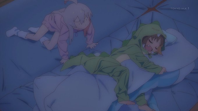 寝相わるいw #onimai #おにまい 