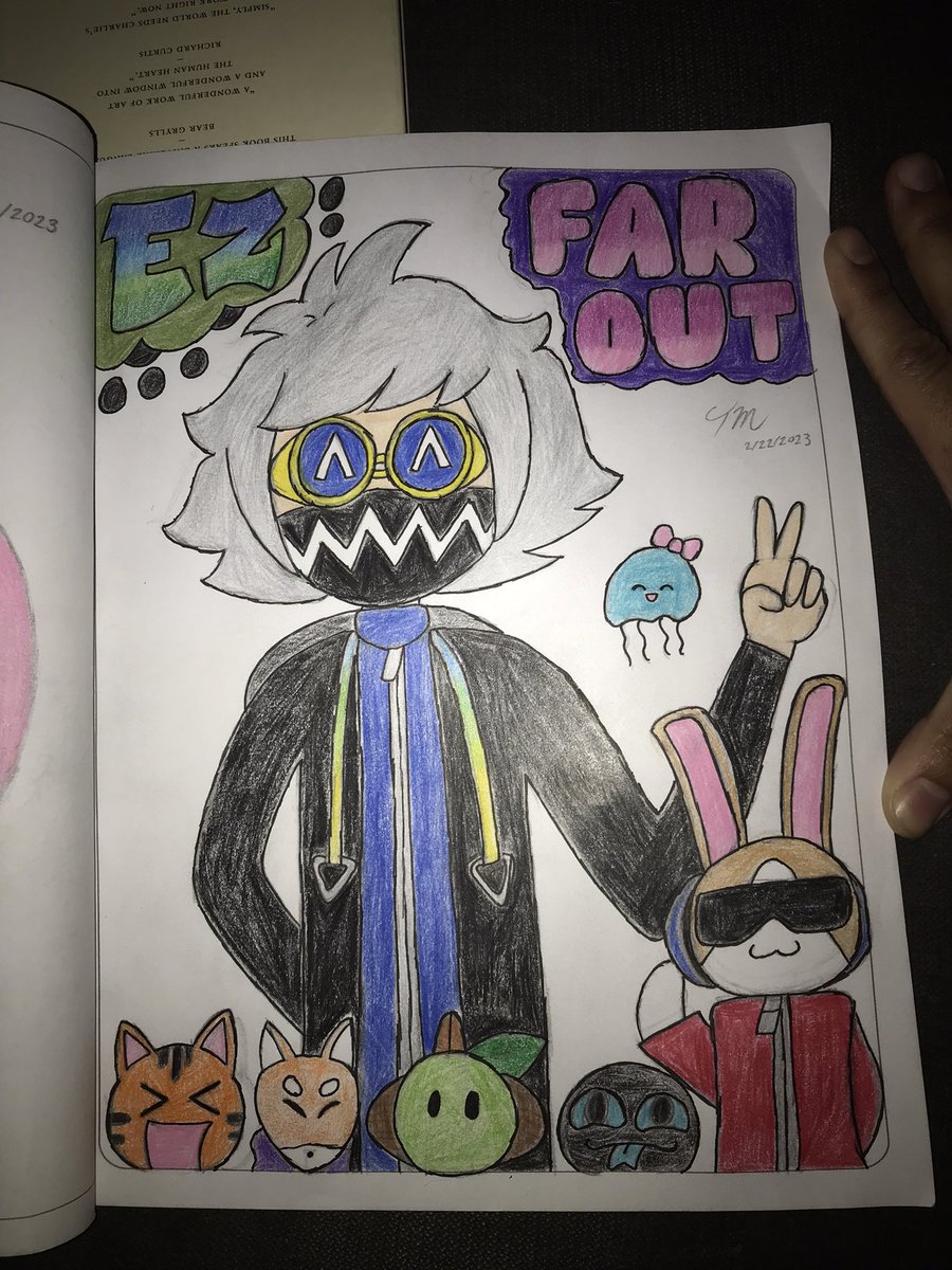 taylormorales40's tweet image. It’s been too long since I’ve done some TOKI fanart, but I drew my version of FAR OUT! Such an incredible song and I can’t wait for him to come back on Twitch this spring! #tokyomachine #TOKICREW #tokyomachinefanart @TokyoMachineFC