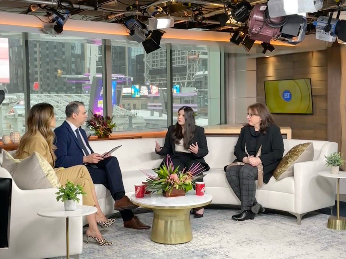 trogersresearch's tweet photo. Learn. Connect. Empower.

WATCH Dr. @MyNameIsMena, and Santa, @UHN Patient Partner, join @DinaPugliese and @Sid_Seixeiro on @breakfasttv to discuss the importance of engaging people with lived #HF experience to design healthcare solutions! #HeartMonth 💜

https://t.co/n3PJ6bq0fL https://t.co/Amcrk6Fbhr