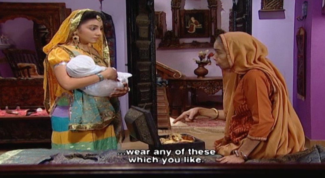 GlowTVza's tweet photo. Tonight 8pm #YoungLove  #BalikaVadhu
Grandma Kalyani gives lots of jewellery to Gehna. Should Gehna still leave? Bhasant names the baby Nandkishore.  
Tune in tonight at 8pm, repeats Mon-Fri 11am, Omnibus 5pm-9pm Saturdays. https://t.co/tJTzgCZeTb
