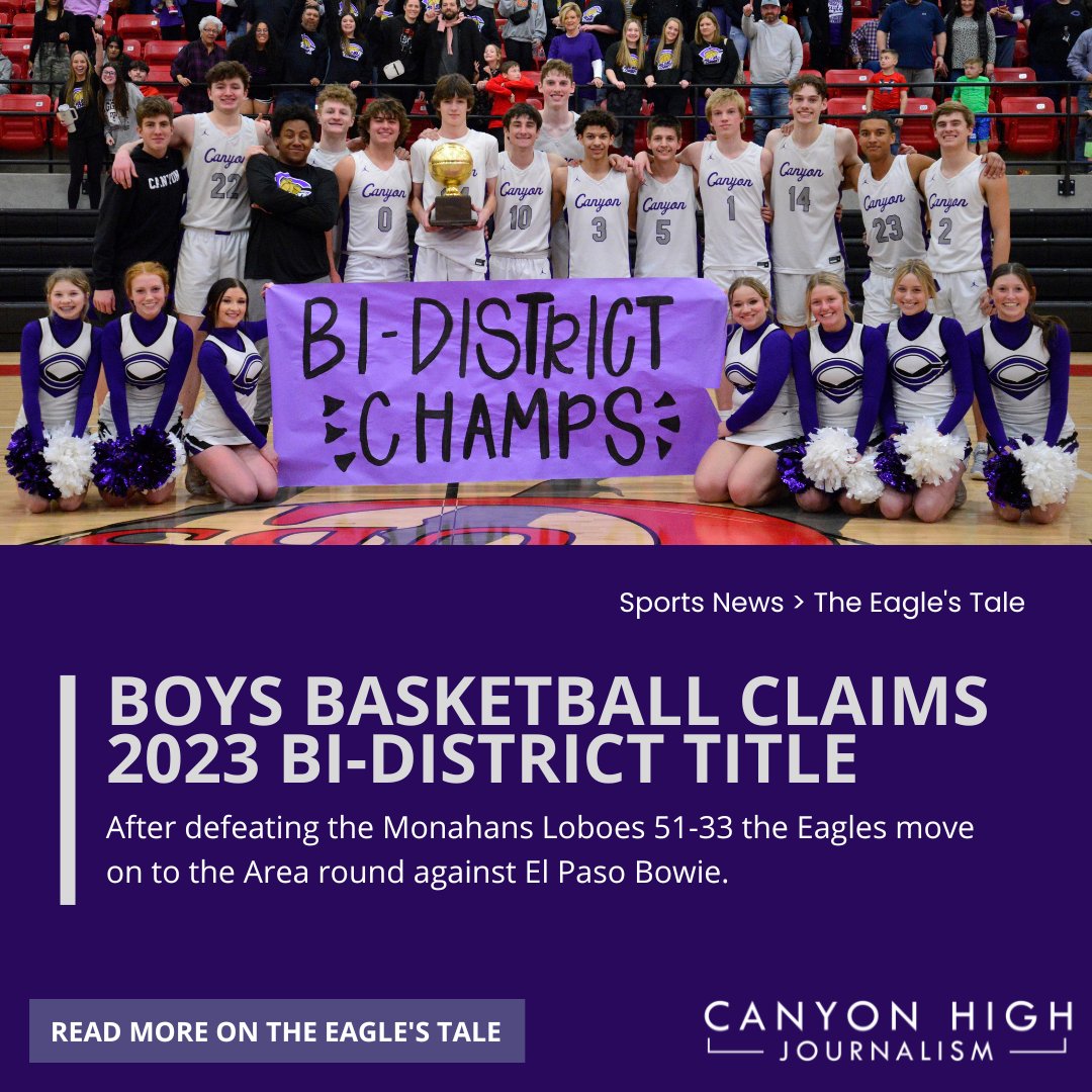 _chsjournalism's tweet photo. Eagle Basketball defeated Monahans to move to the Area round. Read more of the story by Bradley Enriquez on The Eagle's Tale https://t.co/YqbxcgK6Xn https://t.co/Z4cp2fm73E