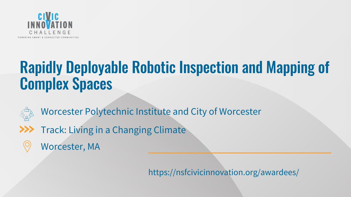 ✨#NSFCIVICStage1 highlight✨
@WPI, in collab w/ @TweetWorcester, is developing a lizard inspired soft mobile robot for assessment of indoor spaces in old public buildings for the purposes of climate change adaptation.
#NSFCIVIC #CIVIC2022 #NSFfunded bit.ly/3VR28LP