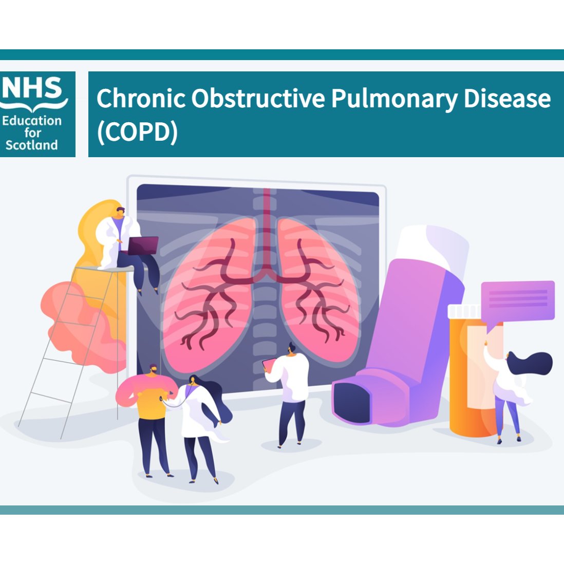 The NES COPD Turas Learning module is available for your CPD update and is also available for initial training as part of an eLearning Programme.  
learn.nes.nhs.scot/53918
This fully funded eLearning is available to GPNs across Scotland for access at a time convenient to you.