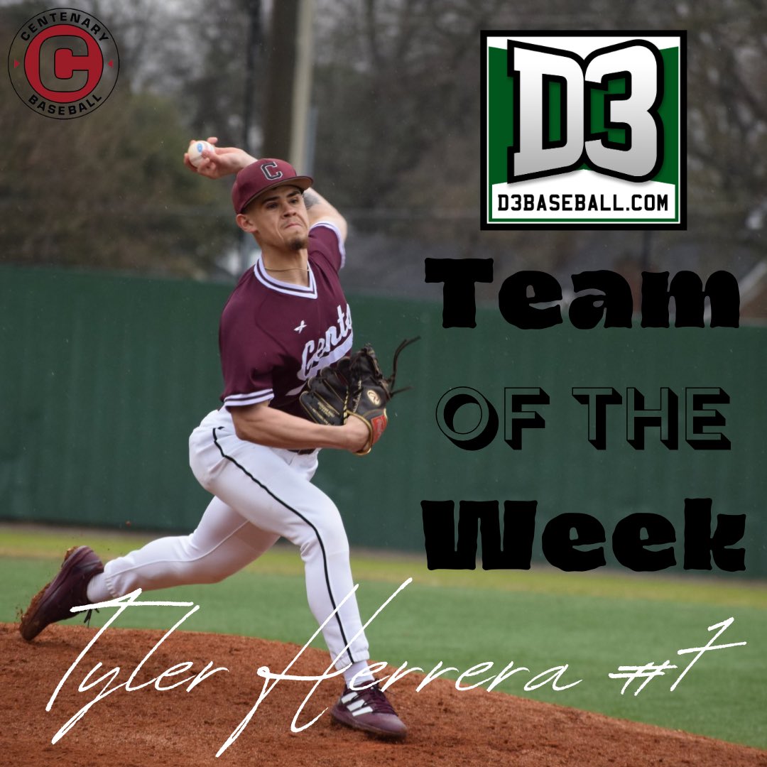 Gents Baseball (@gents_baseball) on Twitter photo <a href="/Tyler_Herrera12/">Tyler Herrera</a> was dominant in our season opener, posting a career high 10 strikeouts! The sophomore southpaw was named to the first <a href="/d3baseball/">D3baseball</a> team of the week for the 2023 season 🔥
#GentsBaseball | #DiamondGents
🔗 d3baseball.com/awards/team-of… <a href="/Tyler_Herrera12/">Tyler Herrera</a> was dominant in our season opener, posting a career high 10 strikeouts! The sophomore southpaw was named to the first <a href="/d3baseball/">D3baseball</a> team of the week for the 2023 season 🔥
#GentsBaseball | #DiamondGents
🔗 d3baseball.com/awards/team-of…