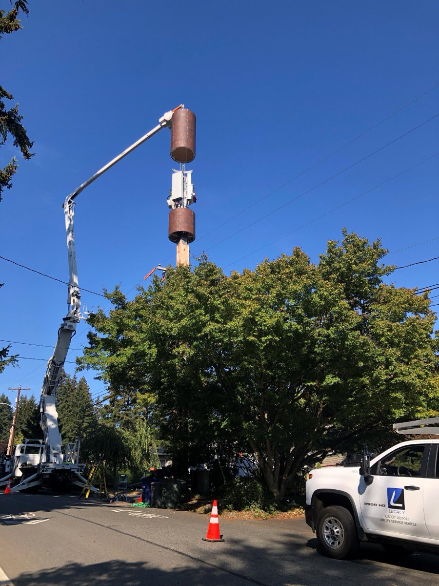 Legacy Telecom, LLC (@legacytowers) on Twitter photo A Super Shroud™ is a system that conceals the radios and antennas yet allows easy access for easy maintenance with a series of sliding panels. We recently partnered with <a href="/CannonCompanies/">Cannon Companies</a> to help us safely install a new #5G system and Super Shroud™ over some power lines. Than... A Super Shroud™ is a system that conceals the radios and antennas yet allows easy access for easy maintenance with a series of sliding panels. We recently partnered with <a href="/CannonCompanies/">Cannon Companies</a> to help us safely install a new #5G system and Super Shroud™ over some power lines. Than...